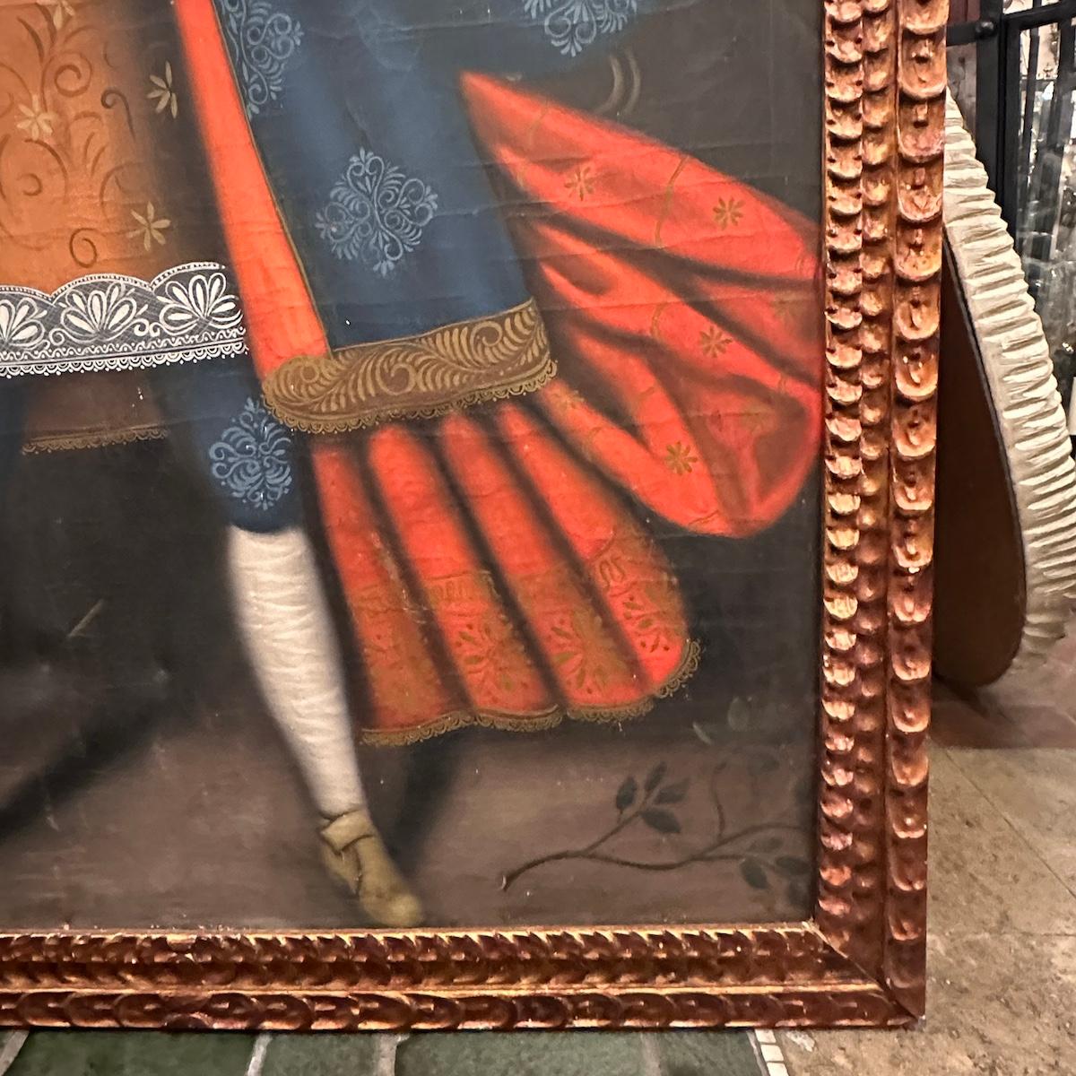 Großes Gemälde eines Erzengels aus der Jahrhundertmitte im Zustand „Gut“ im Angebot in New York, NY