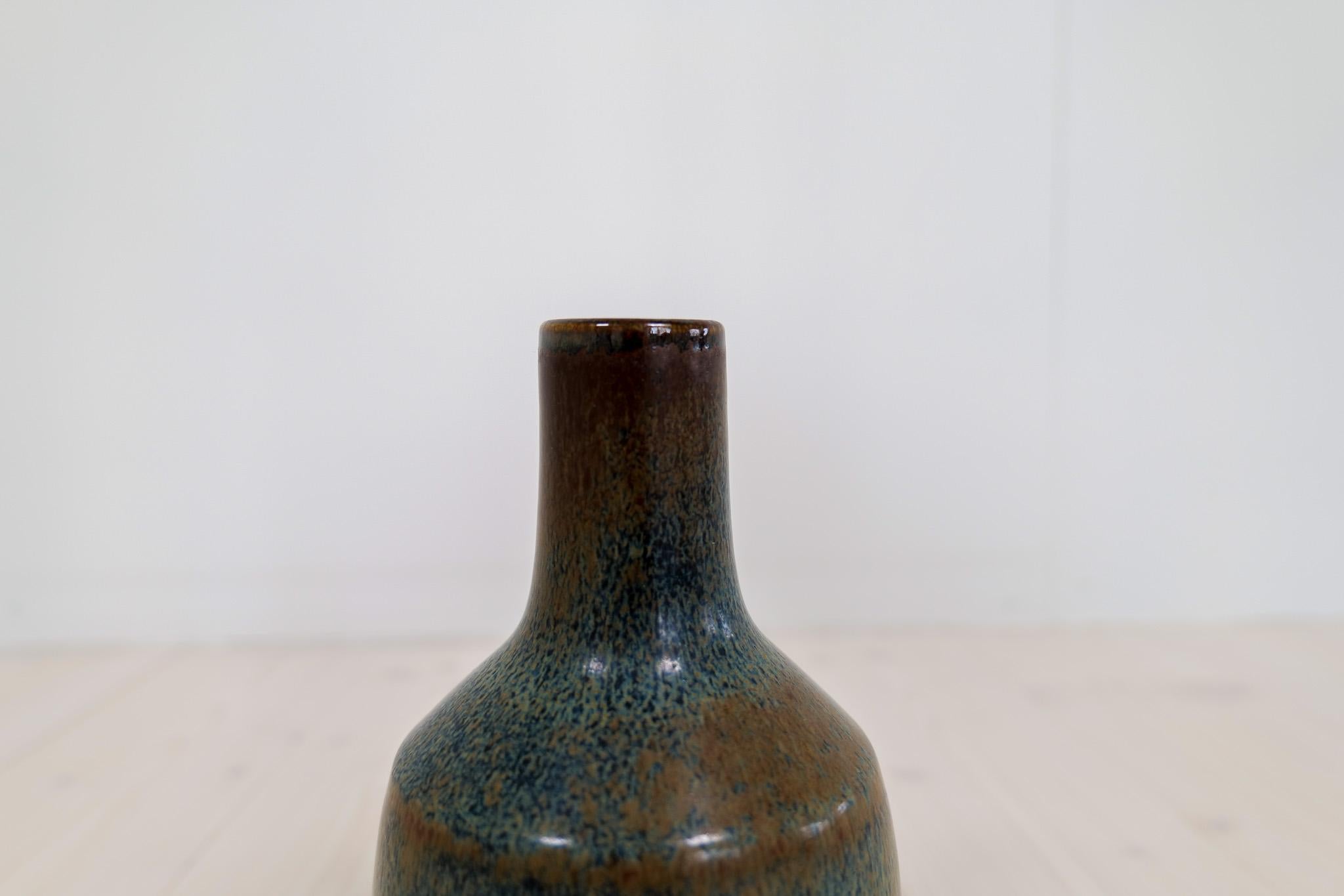 Midcentury Large Studio Ceramic Vase Rörstrand Carl Harry Stålhane, Sweden For Sale 4