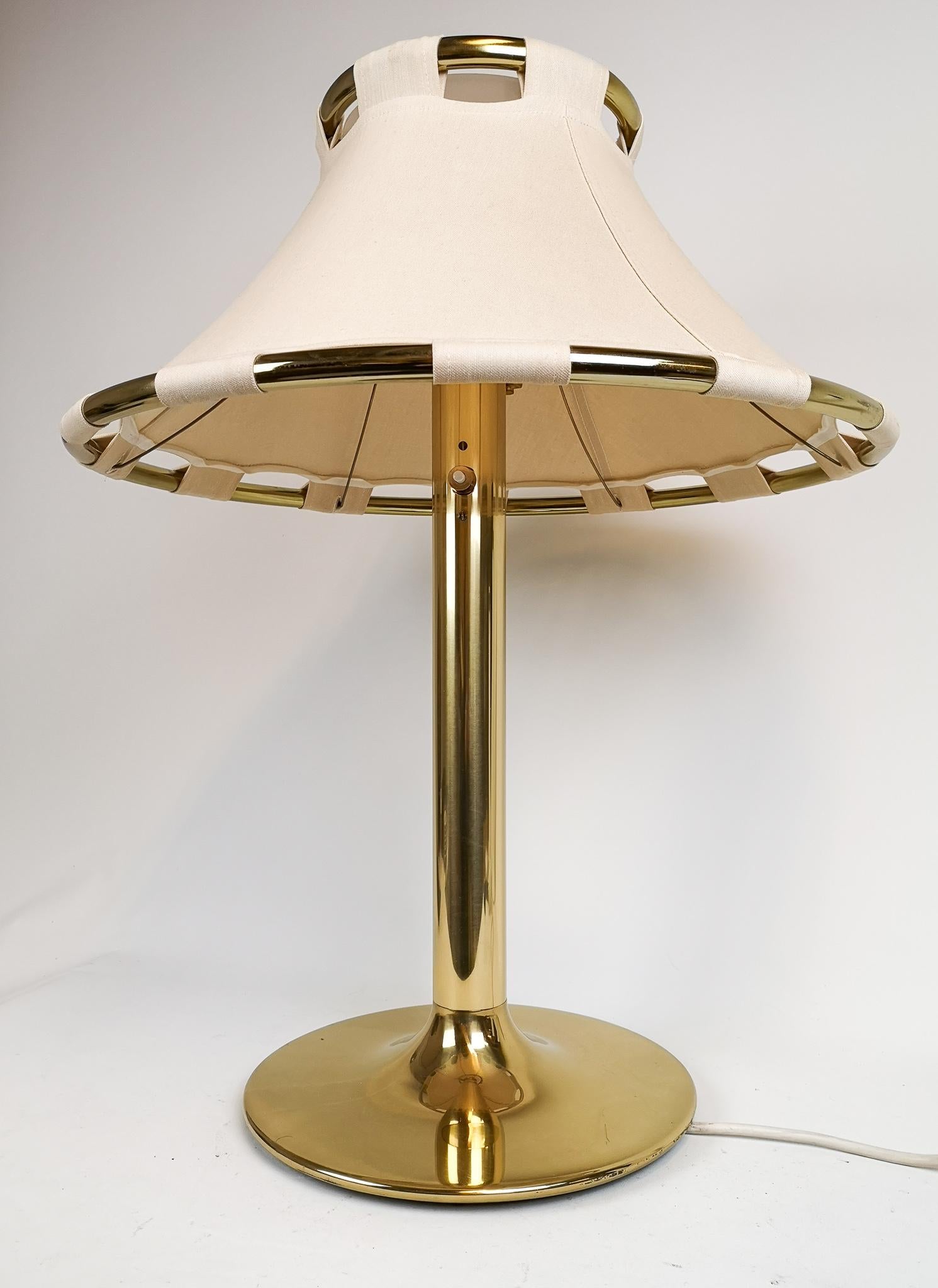 Swedish Midcentury Large Table Lamp 