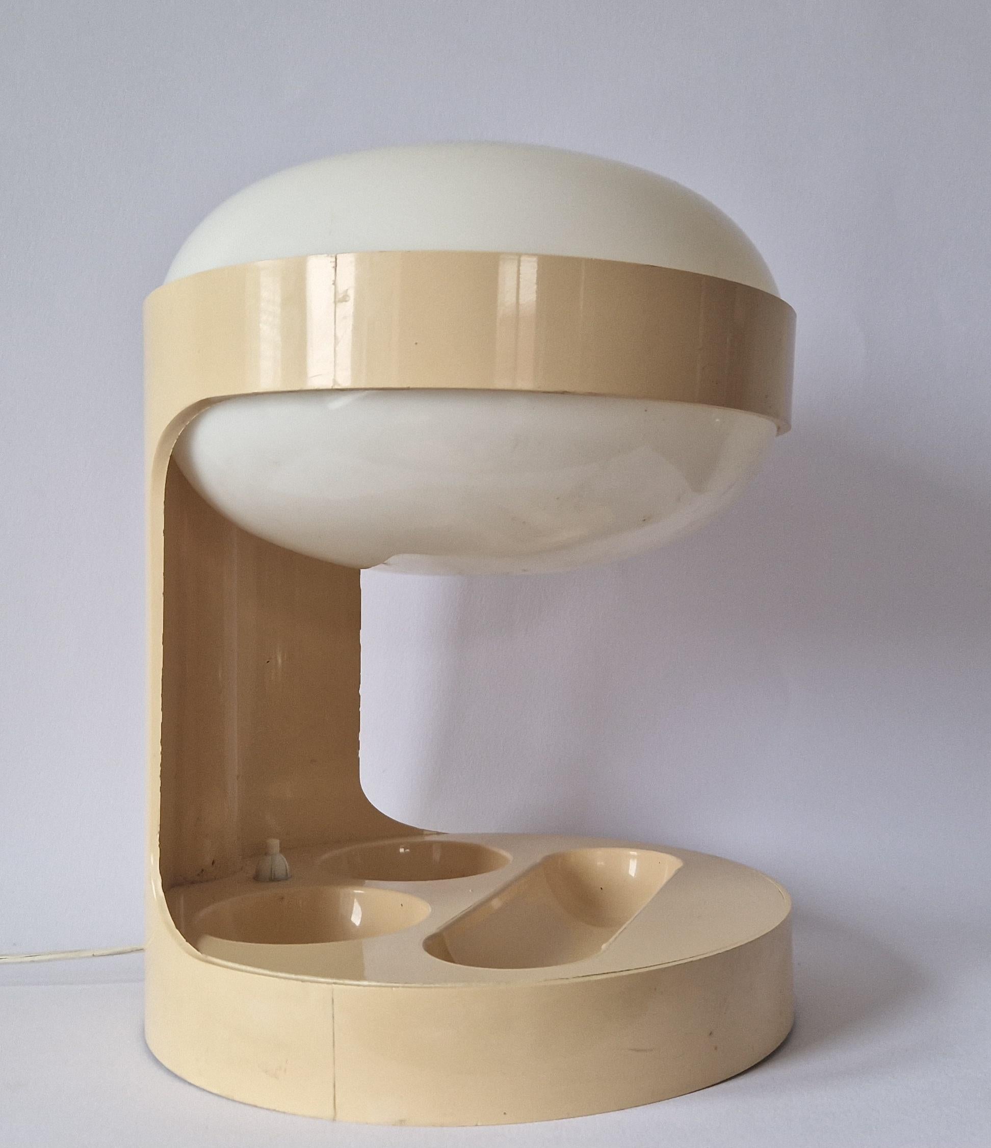 Mid-Century Modern Midcentury Large Table Lamp KD29 by Joe Colombo for Kartell, Italy, 1960s For Sale