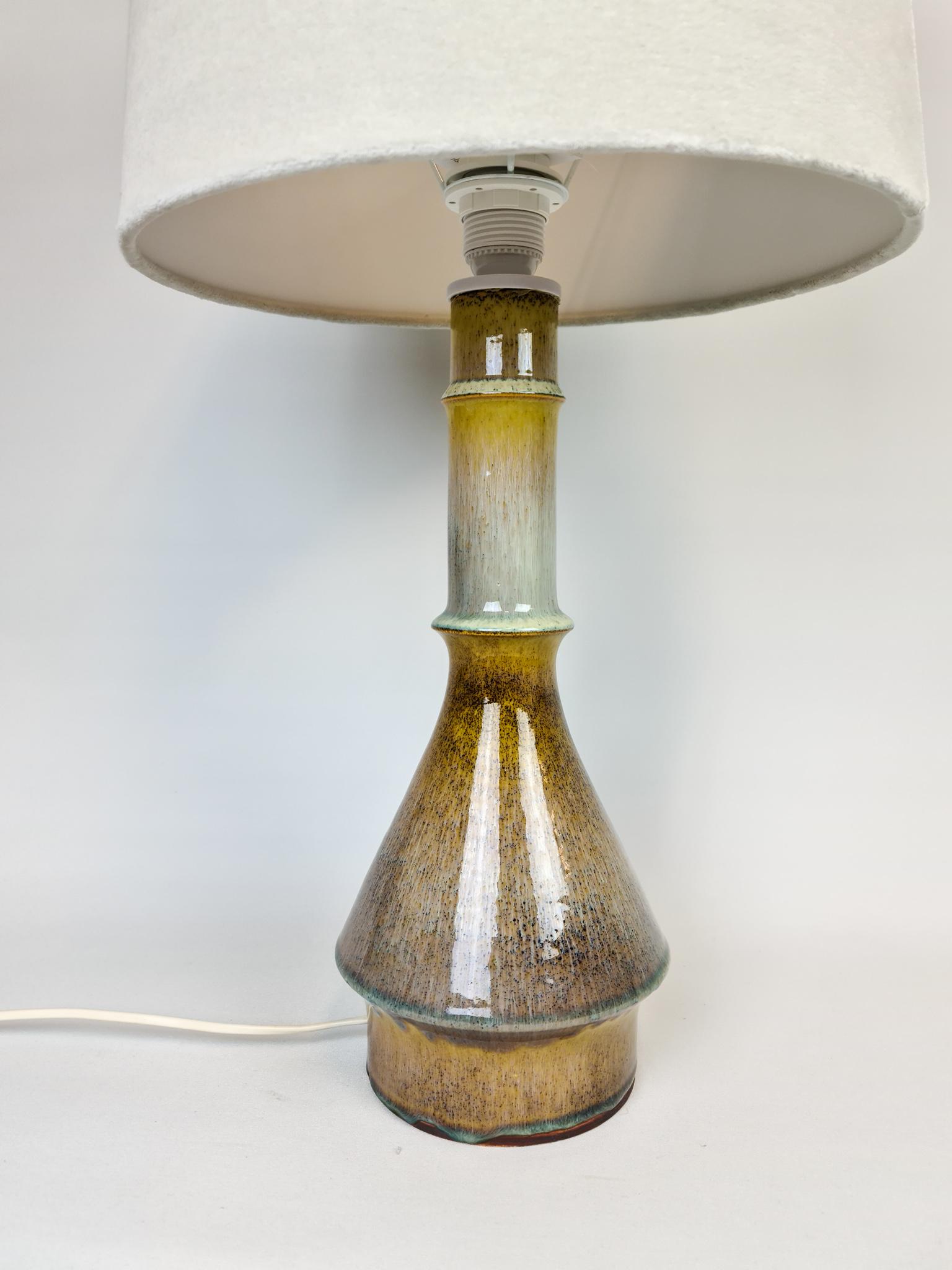 Swedish Midcentury Large Unique Table Lamp Carl Harry Stålhane Rörstrand, 1950s
