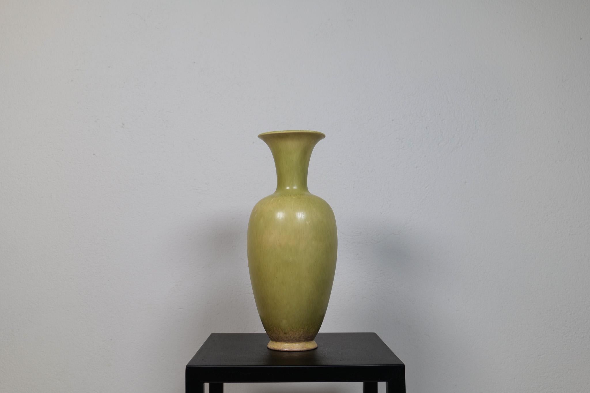 Midcentury Modern Large Vase Rörstrand by Gunnar Nylund, Sweden, 1950s For Sale 5