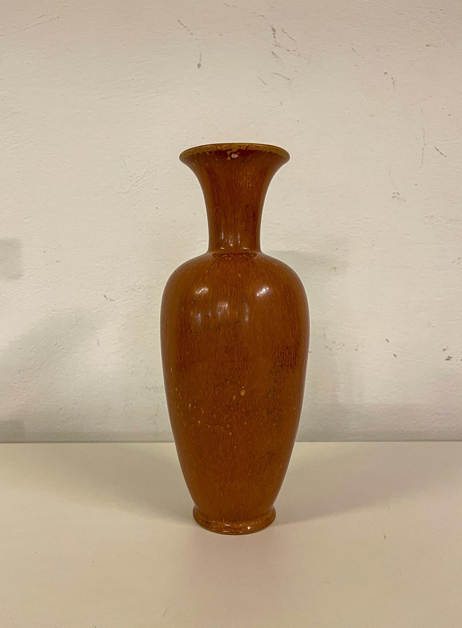 Stoneware Midcentury Modern Large Vase Rörstrand by Gunnar Nylund, Sweden