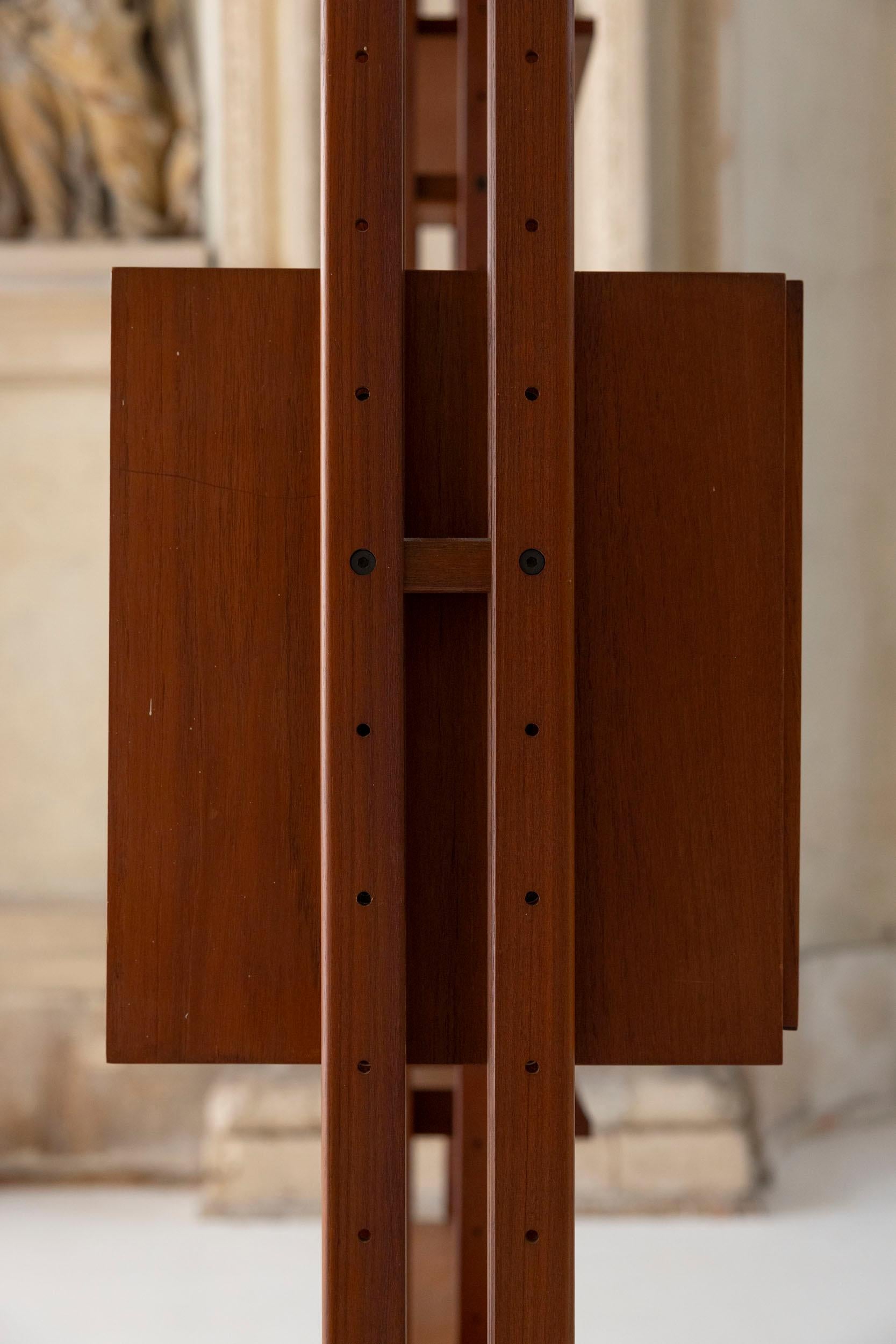 Libreria modulare LB7 di metà secolo disegnata da Franco Albini per Poggi, Italia 1957 In condizioni ottime a Piacenza, Italy