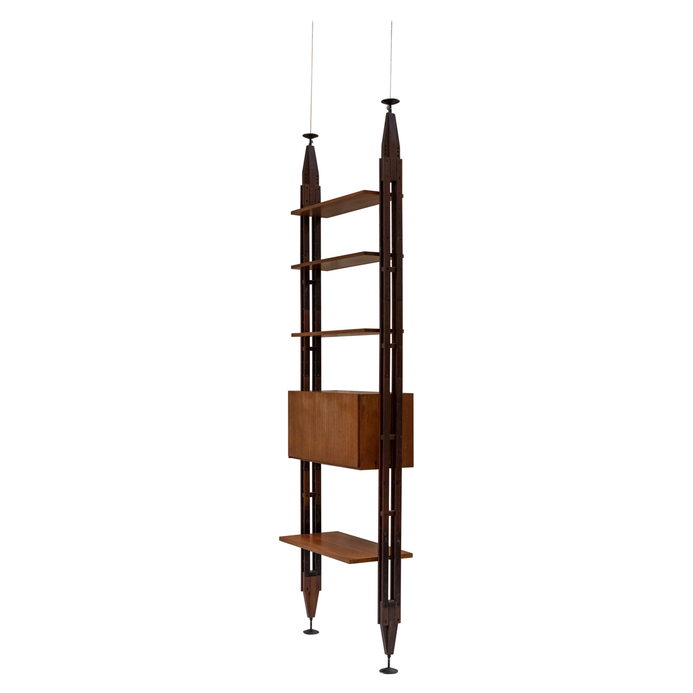 Bibliothèque modulaire LB7 conçue par Franco Albini pour Poggi, Italie, 1957