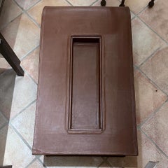 Midcentury Leather Coffee Table