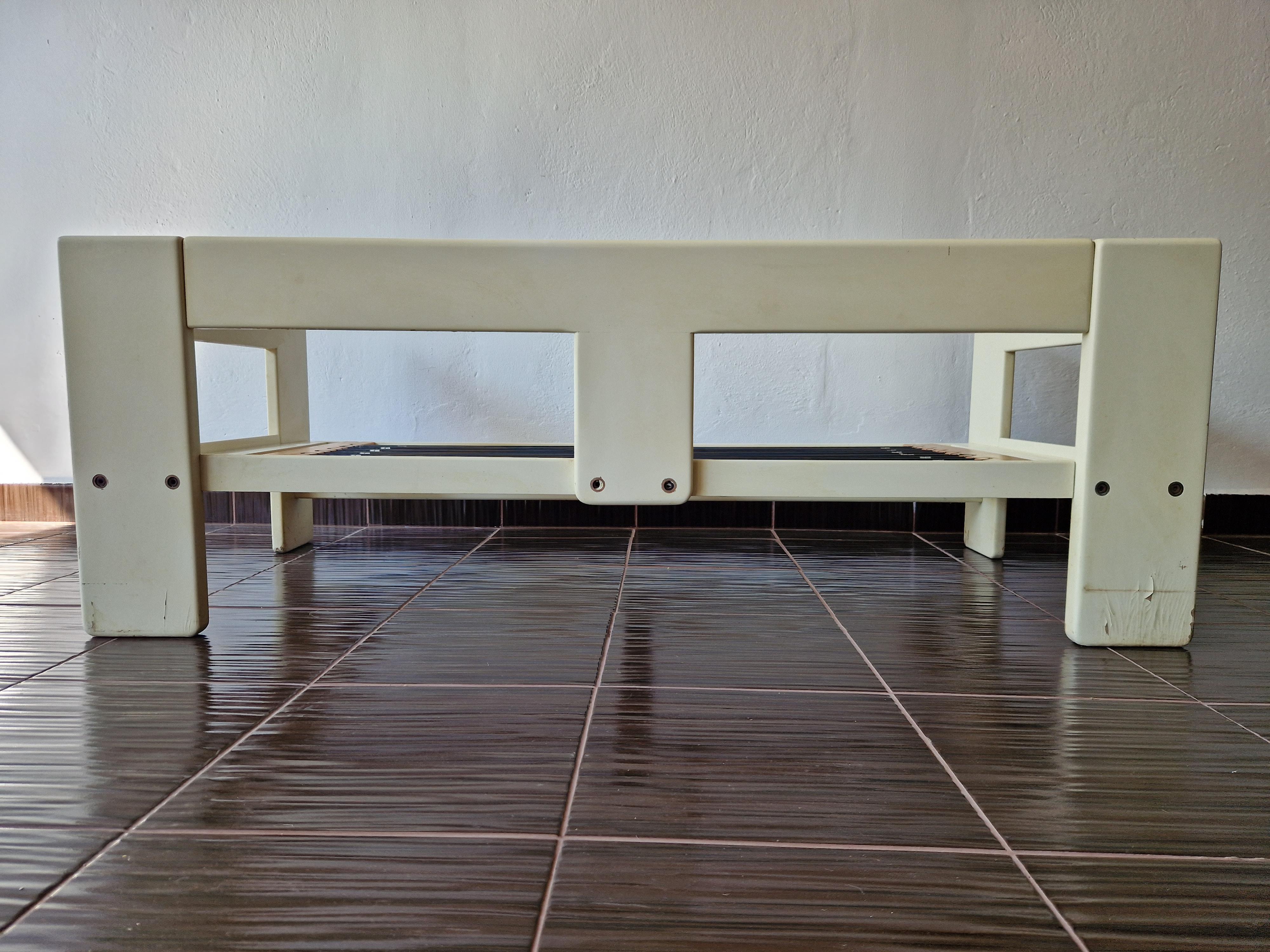 Divano in pelle del Medioevo Bastiano, Afra & Tobia Scarpa, Knoll, 1962 In condizioni buone a Praha, CZ