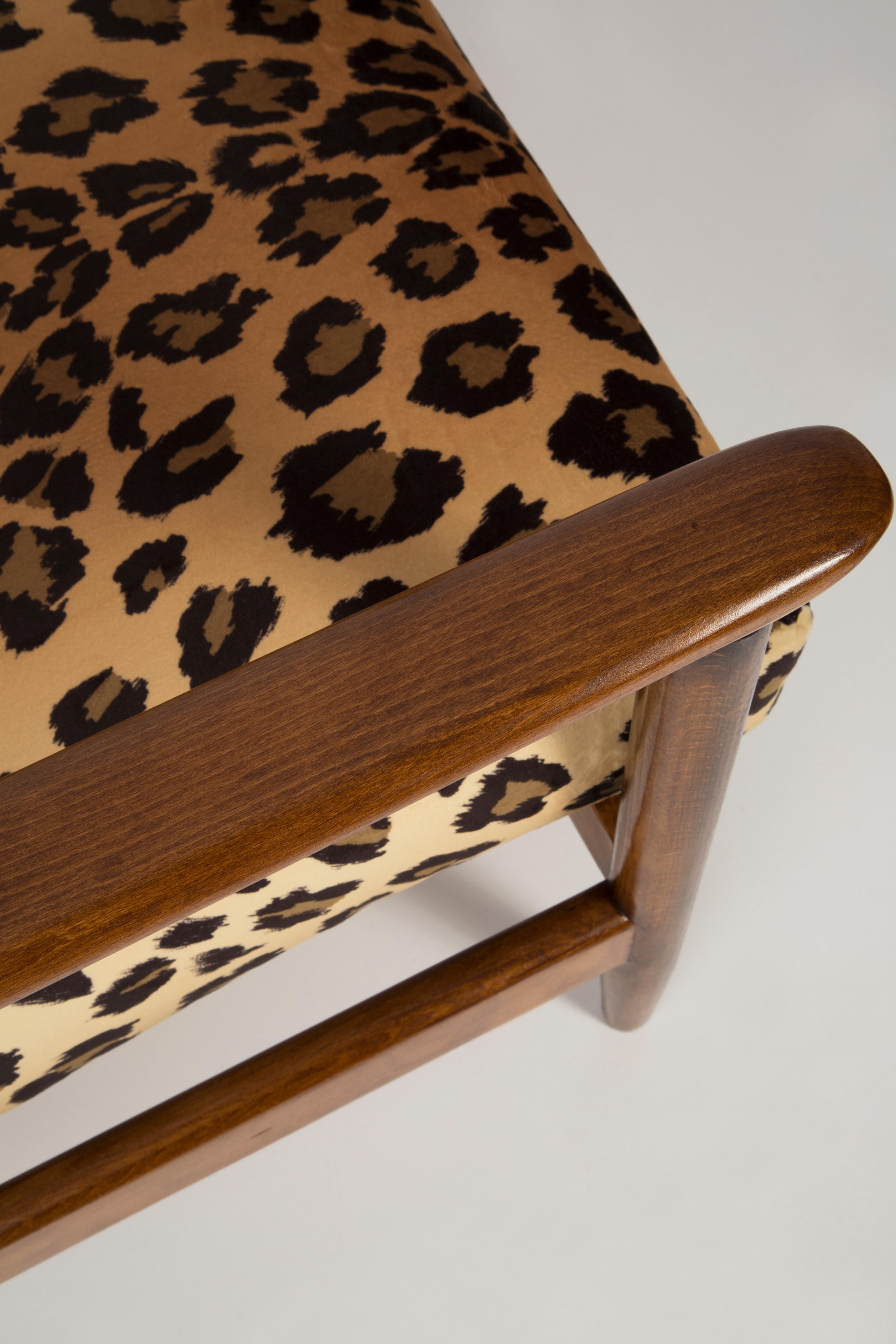 leopard print armchair