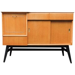 Vintage Midcentury Light Oak Sideboard from Beautility, 1960s