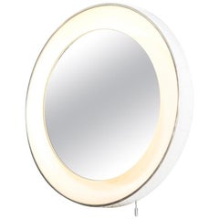 Vintage Midcentury Lightolier Lighted Wall Vanity Mirror