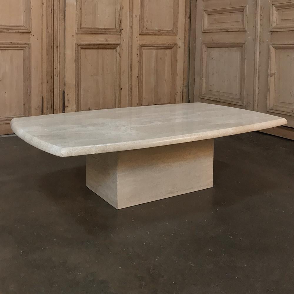 limestone side table