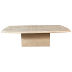 Mid-century Limestone Coffee Table