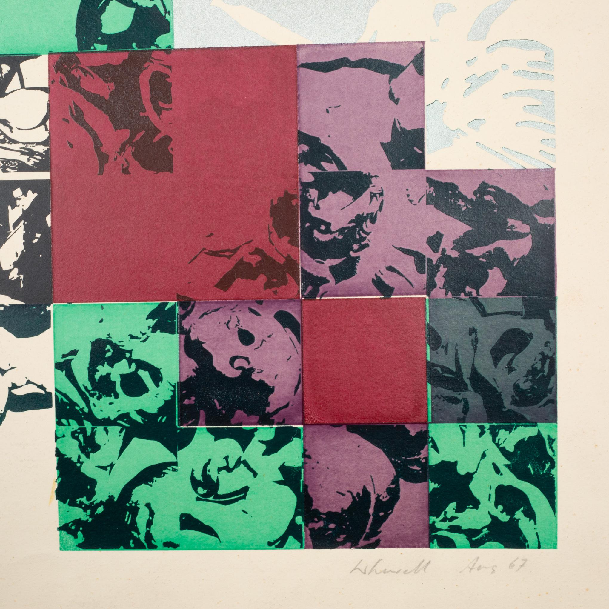 Lithographie aus der Mitte des Jahrhunderts, limitierte Auflage von 1967, signiert und nummeriert 14/25 (amerikanisch) im Angebot