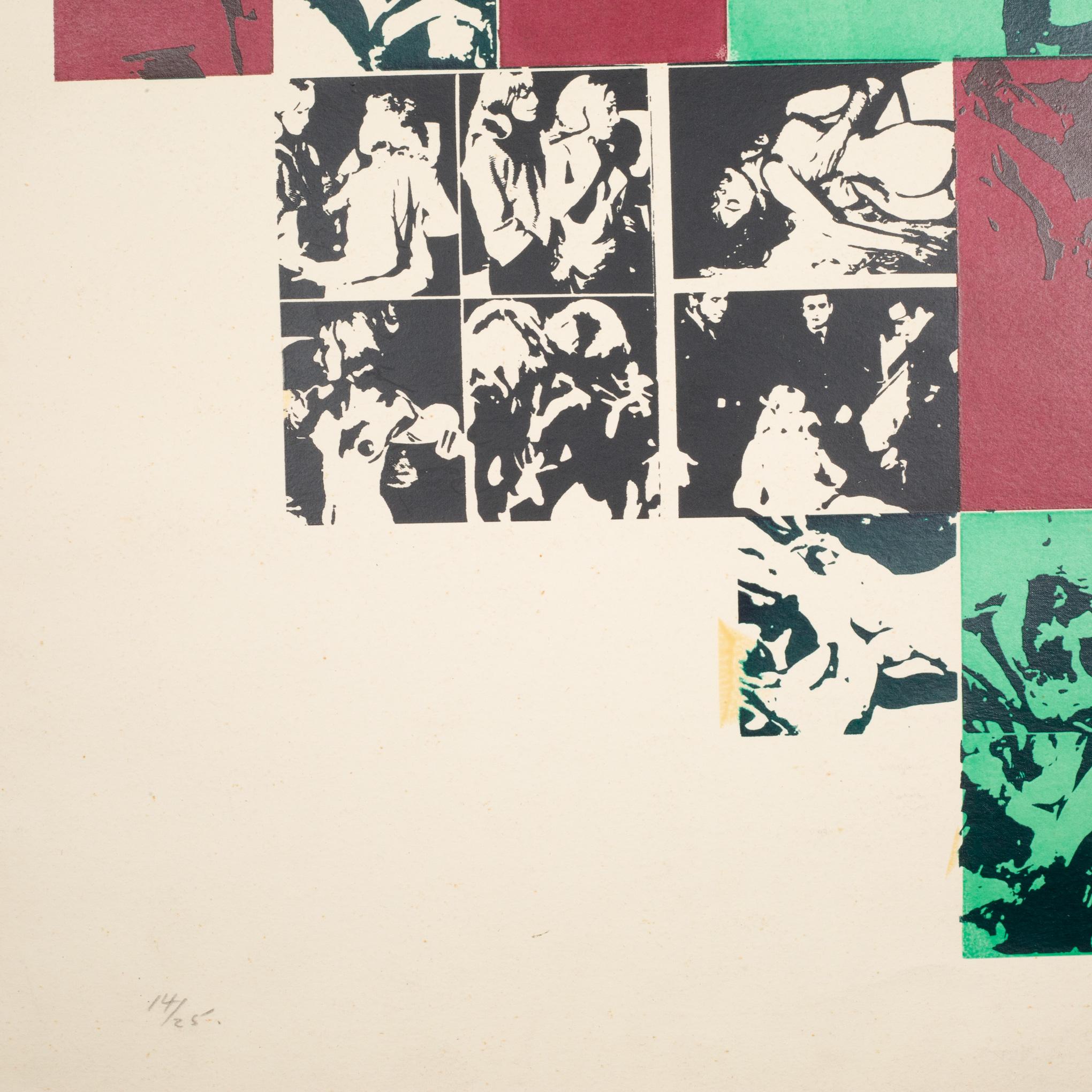Lithographie aus der Mitte des Jahrhunderts, limitierte Auflage von 1967, signiert und nummeriert 14/25 im Zustand „Gut“ im Angebot in San Francisco, CA
