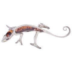 Midcentury Lizard or Chameleon Sculpture