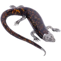 Midcentury Lizard Sculpture