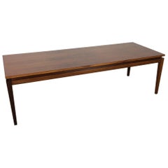 Midcentury Long Rosewood Table