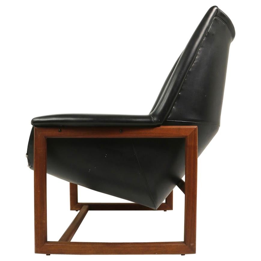 Mid Century Lounge Chair after Risom Big Chair