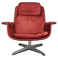 Silla de salón / sillón Rondo de mediados de siglo, Olli Borg, Asko, Finlandia, años 60.