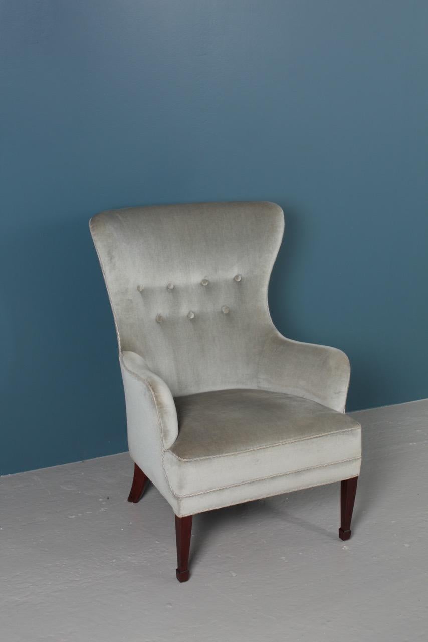  Midcentury Lounge Chair by Cabinetmaker Frits Henningsen, Danish Design, 1950s 2