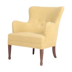 Midcentury Lounge Chair by Cabinetmaker Frits Henningsen, Danish Design, 1950s