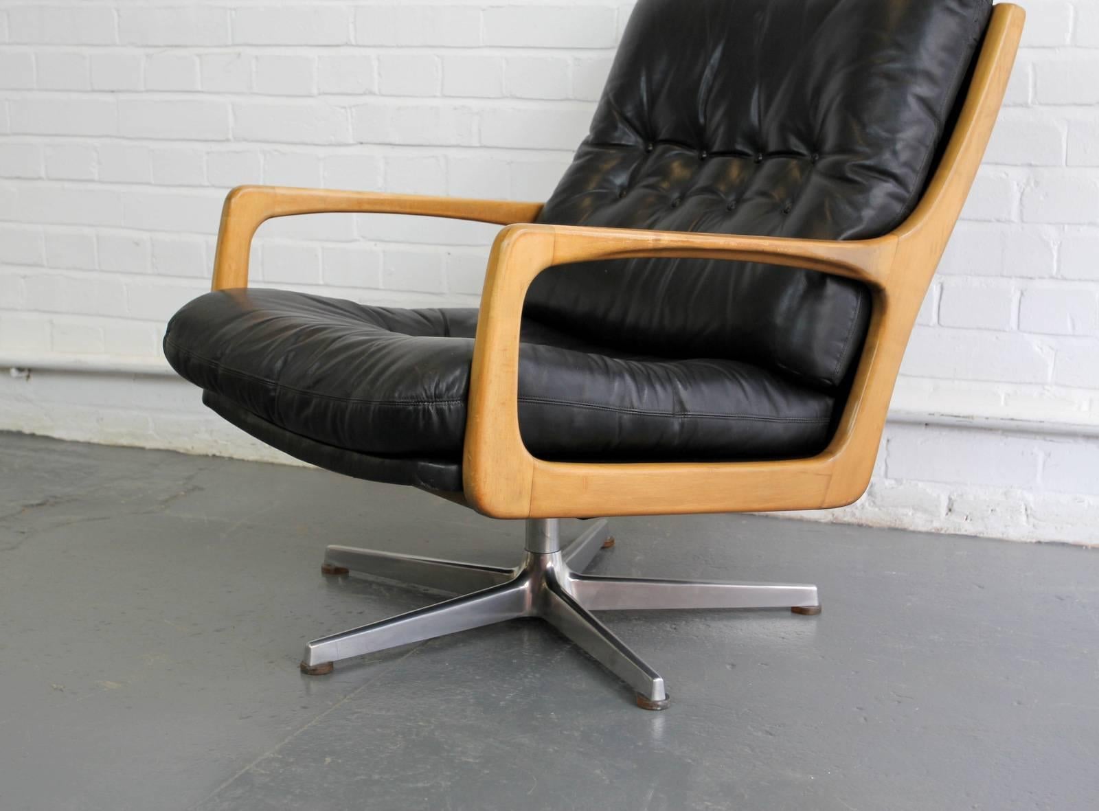 Mid-20th Century Midcentury Lounge Chair by Eugen Schmidt, circa 1960s