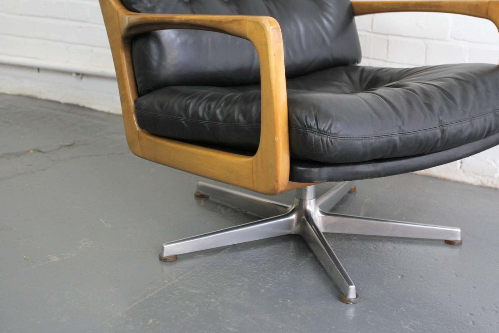 Midcentury Lounge Chair by Eugen Schmidt, circa 1960s 1