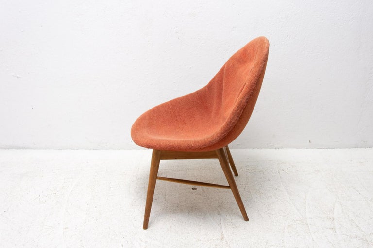 20th Century Mid-Century Lounge Chair by Miroslav Navratil, Czechoslovakia, 1960's For Sale