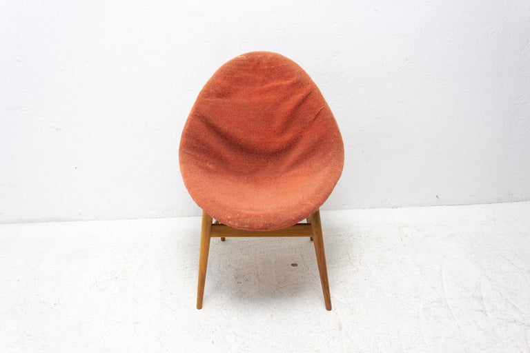 Mid-Century Lounge Chair by Miroslav Navratil, Czechoslovakia, 1960's For Sale 3
