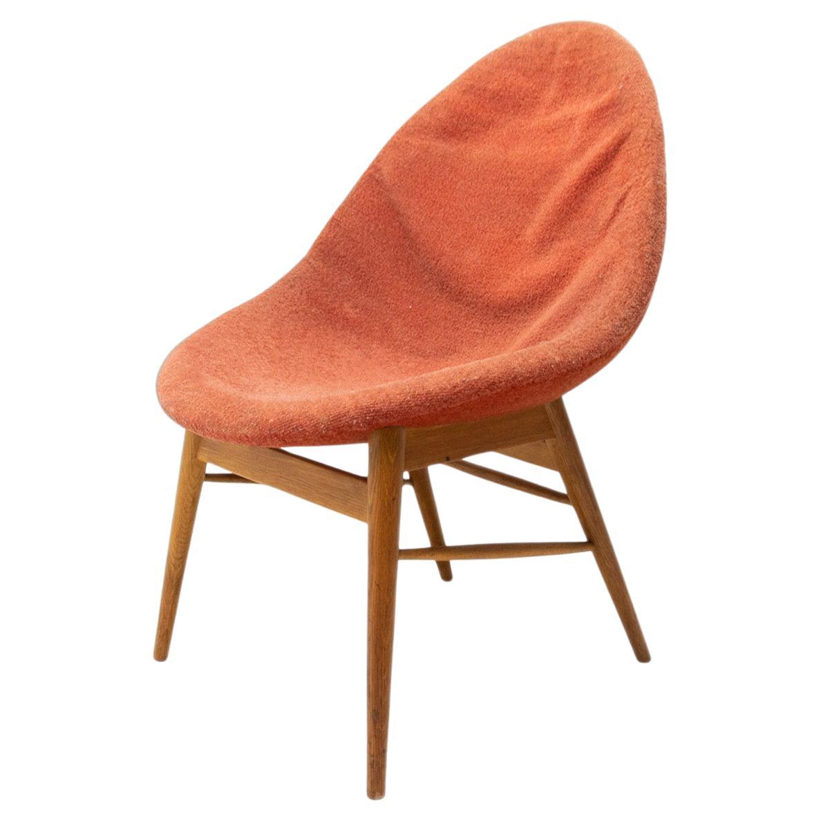 Mid-Century Lounge Chair by Miroslav Navratil, Czechoslovakia, 1960's
