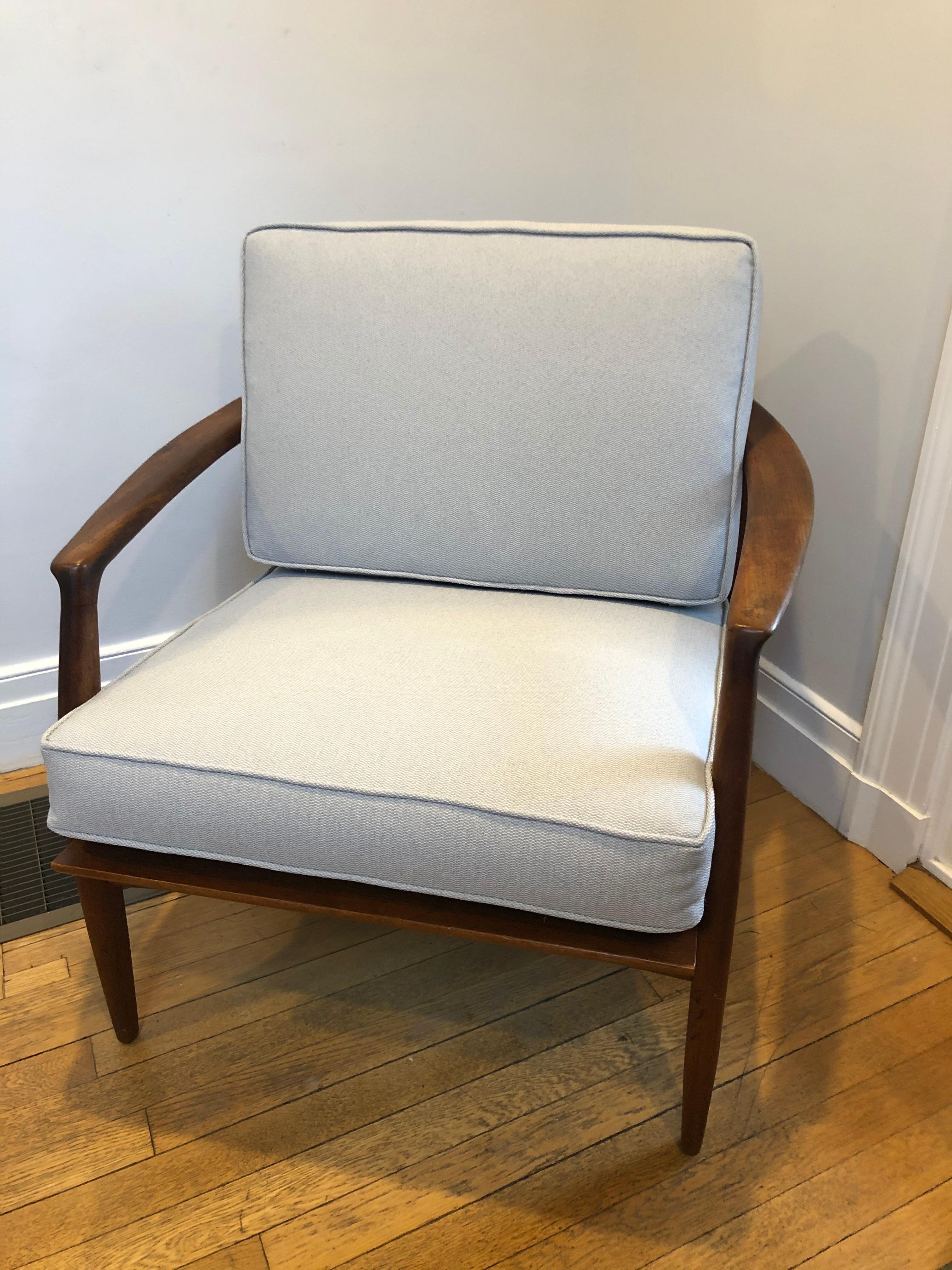Midcentury Lounge Chair, Folke Ohlsson for DUX, Teak 1