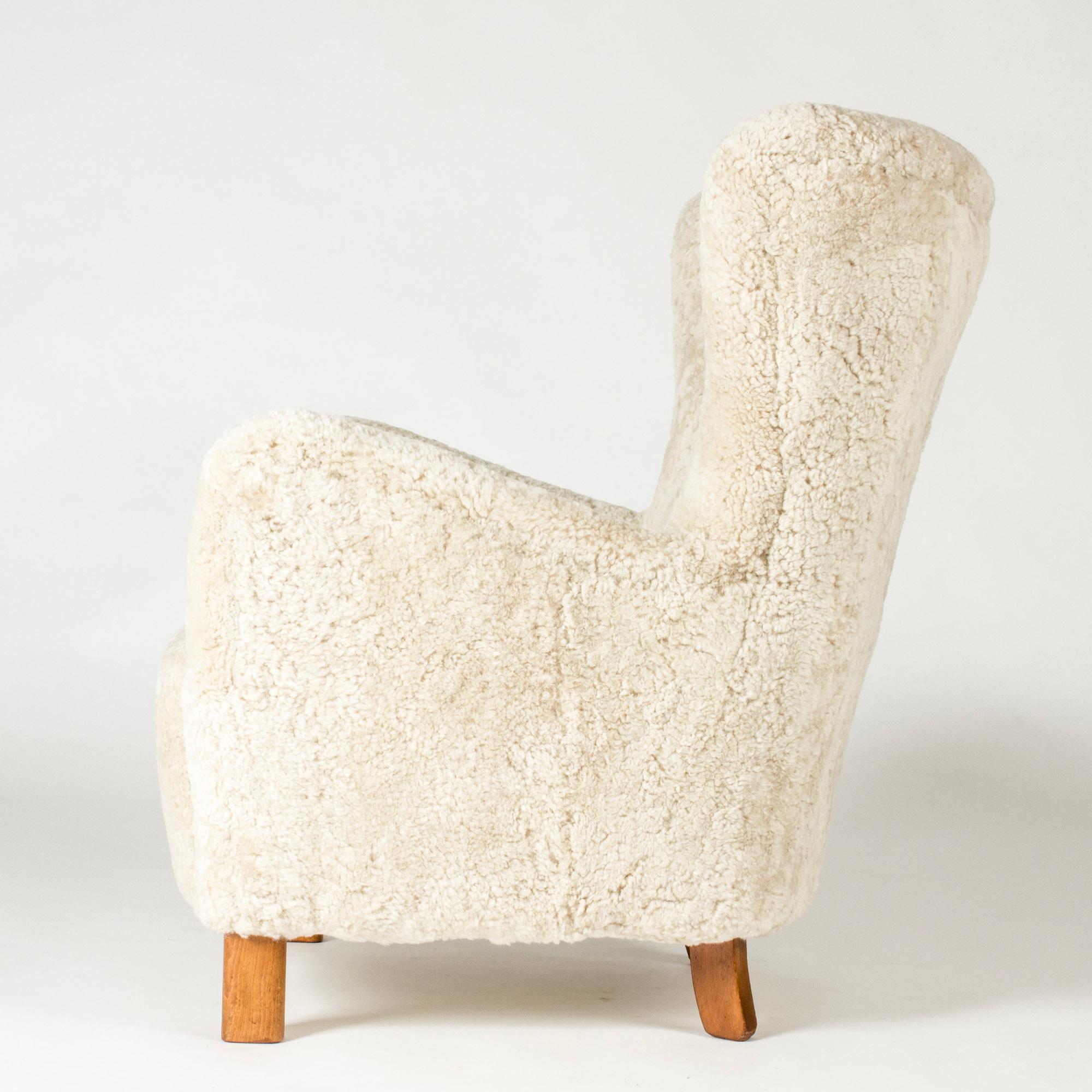 Danish Midcentury Lounge Chair by Kai Kristiansen, Denmark, 1940s For Sale