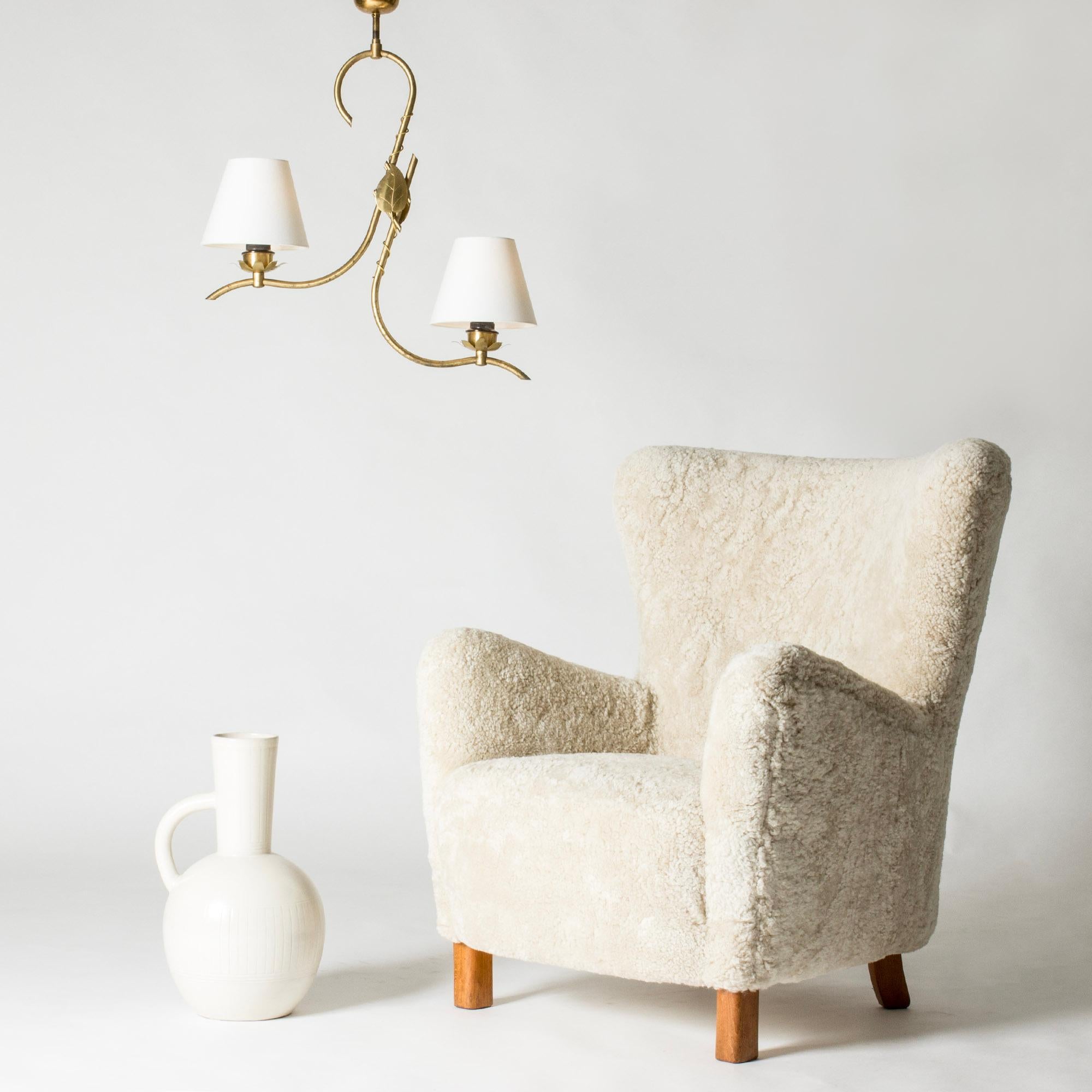 Midcentury Lounge Chair by Kai Kristiansen, Denmark, 1940s For Sale 2