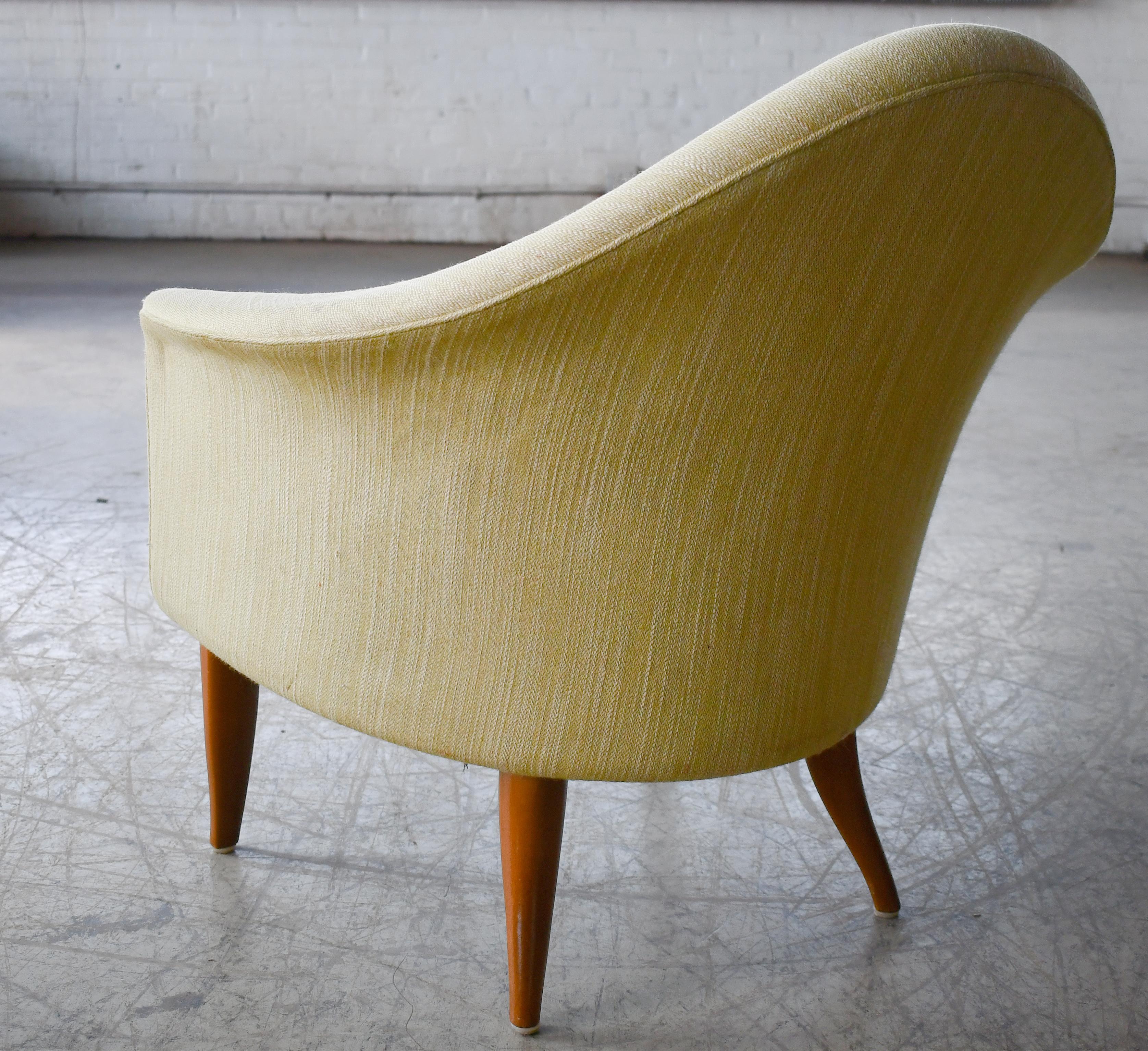 Swedish Midcentury Lounge Chair Model 
