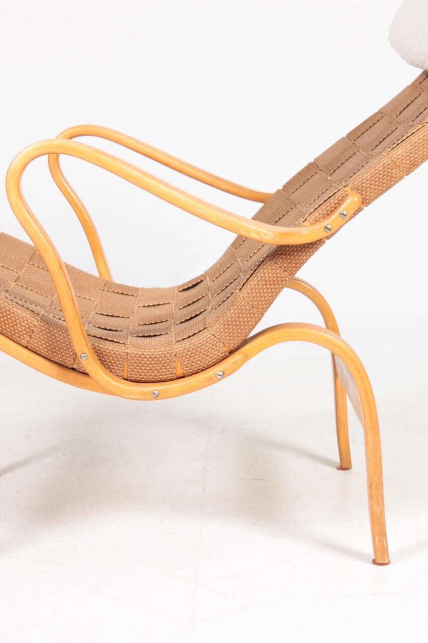 Midcentury Lounge Chair Model Pernilla 1 Designed by Bruno Mathsson 1