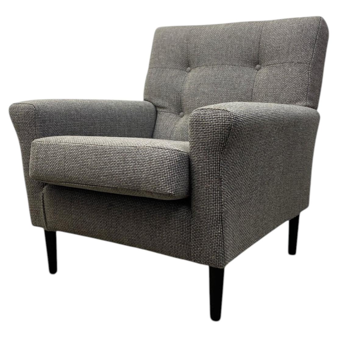 Midcentury Lounge Chair Reupholstered For Sale