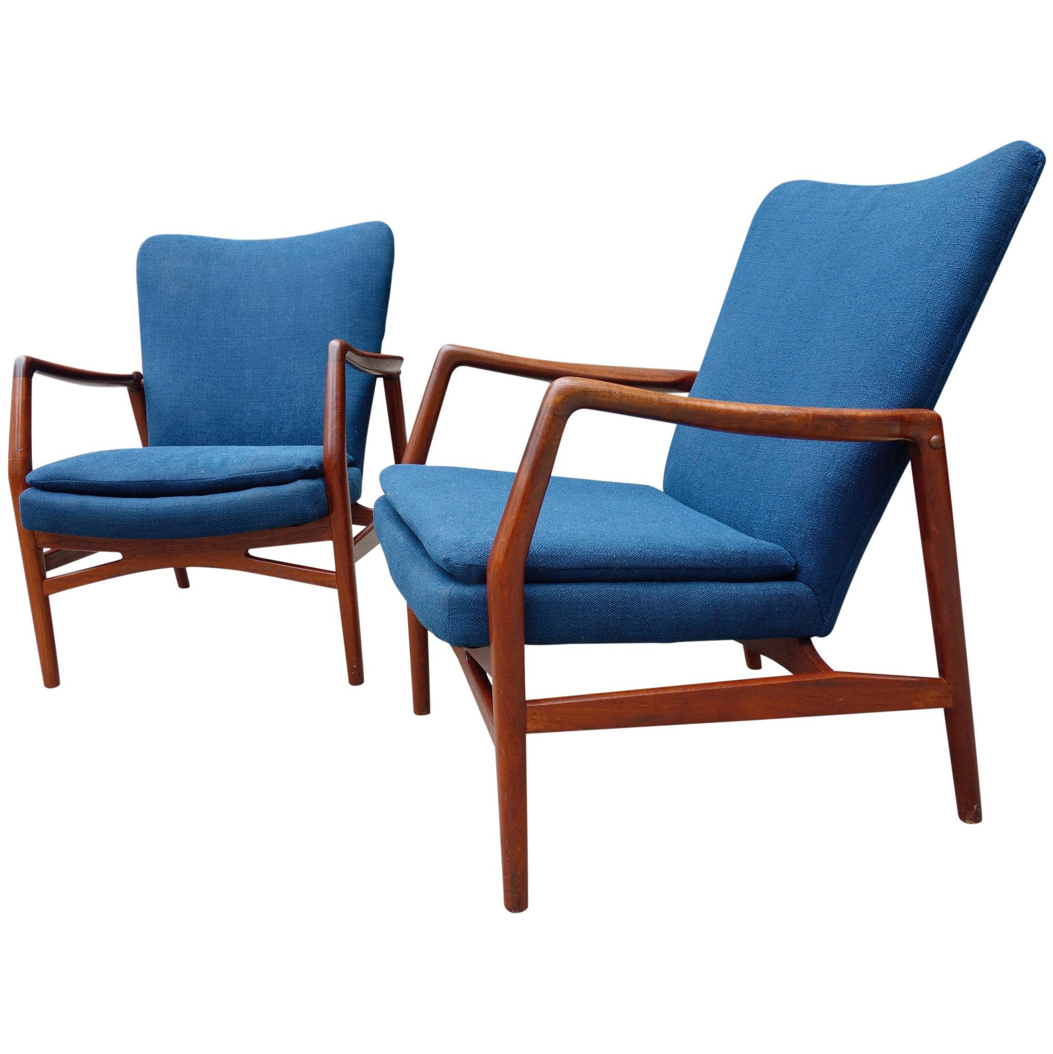 Midcentury Lounge Chairs by Kurt Olsen