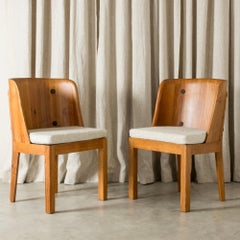 Lovö" Ess- oder Beistellstühle aus der Mitte des Jahrhunderts, Axel Einar Hjorth, NK, Schweden, 1930er Jahre