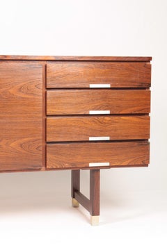 Midcentury Low Sideboard in Rosewood, Designed by Ejgil Petersen, 1960s