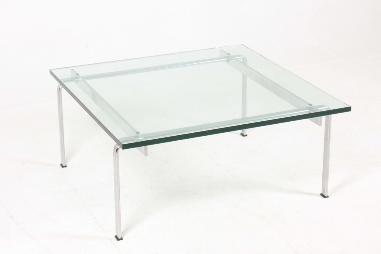 Stainless Steel Midcentury Low Table by Fabricius & Kastholm, 1960s For Sale