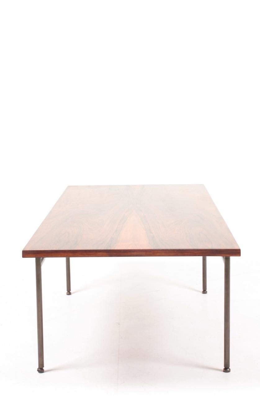 Midcentury Low Table in Rosewood by Poul Nørreklit, Danish Design, 1960s For Sale 2