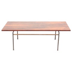 Table basse du milieu du siècle en bois de rose par Poul Nørreklit, design danois, années 1960