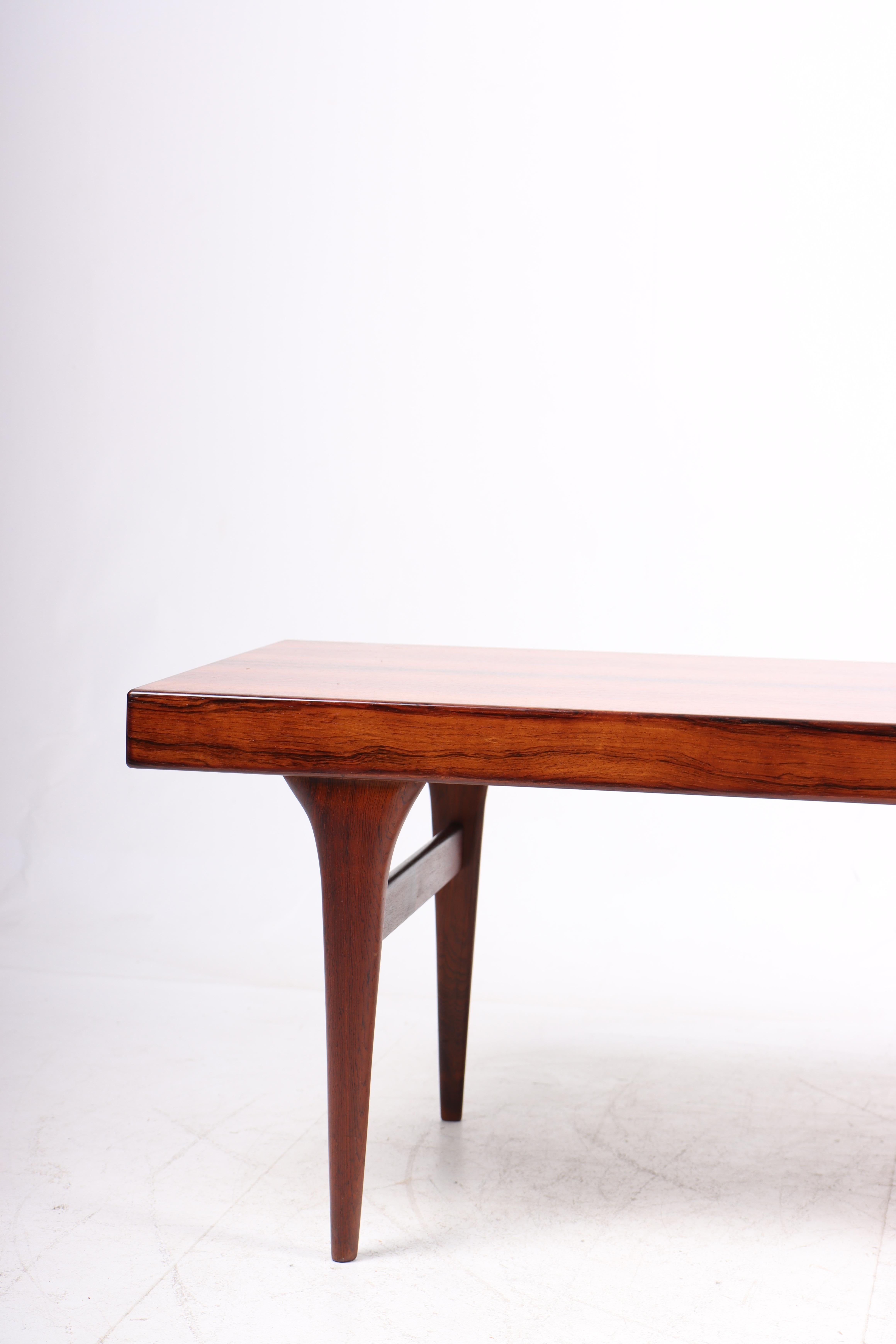 Scandinavian Modern Midcentury Low Table in Rosewood, Designed by Johannes Andersen, Danish Design For Sale