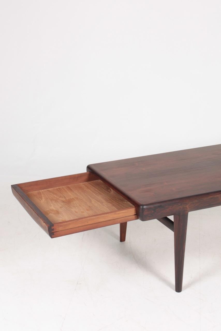 Mid-20th Century Midcentury Low Table in Rosewood, Designed by Johannes Andersen, Danish Design