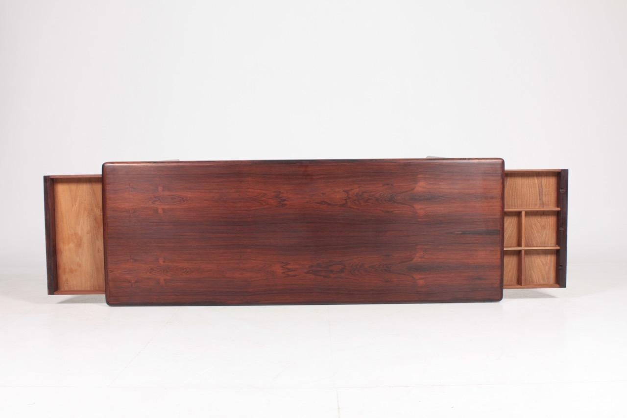 Midcentury Low Table in Rosewood, Designed by Johannes Andersen, Danish Design 2
