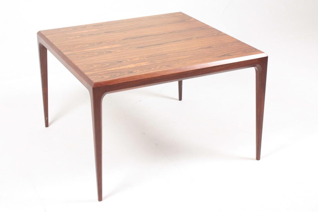 Scandinavian Modern Midcentury Low Table in Rosewood, Designed by Johannes Andersen For Sale