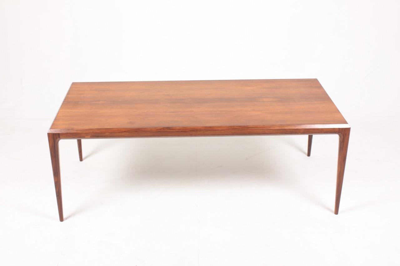 Danish Midcentury Low Table in Rosewood, Designed by Johannes Andersen