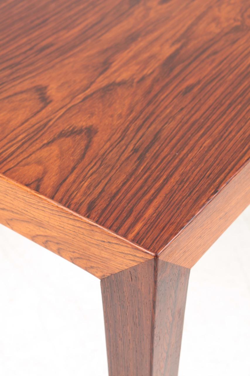 Mid-20th Century Midcentury Low Table in Rosewood, Designed by Severin Hansen, 1960s For Sale