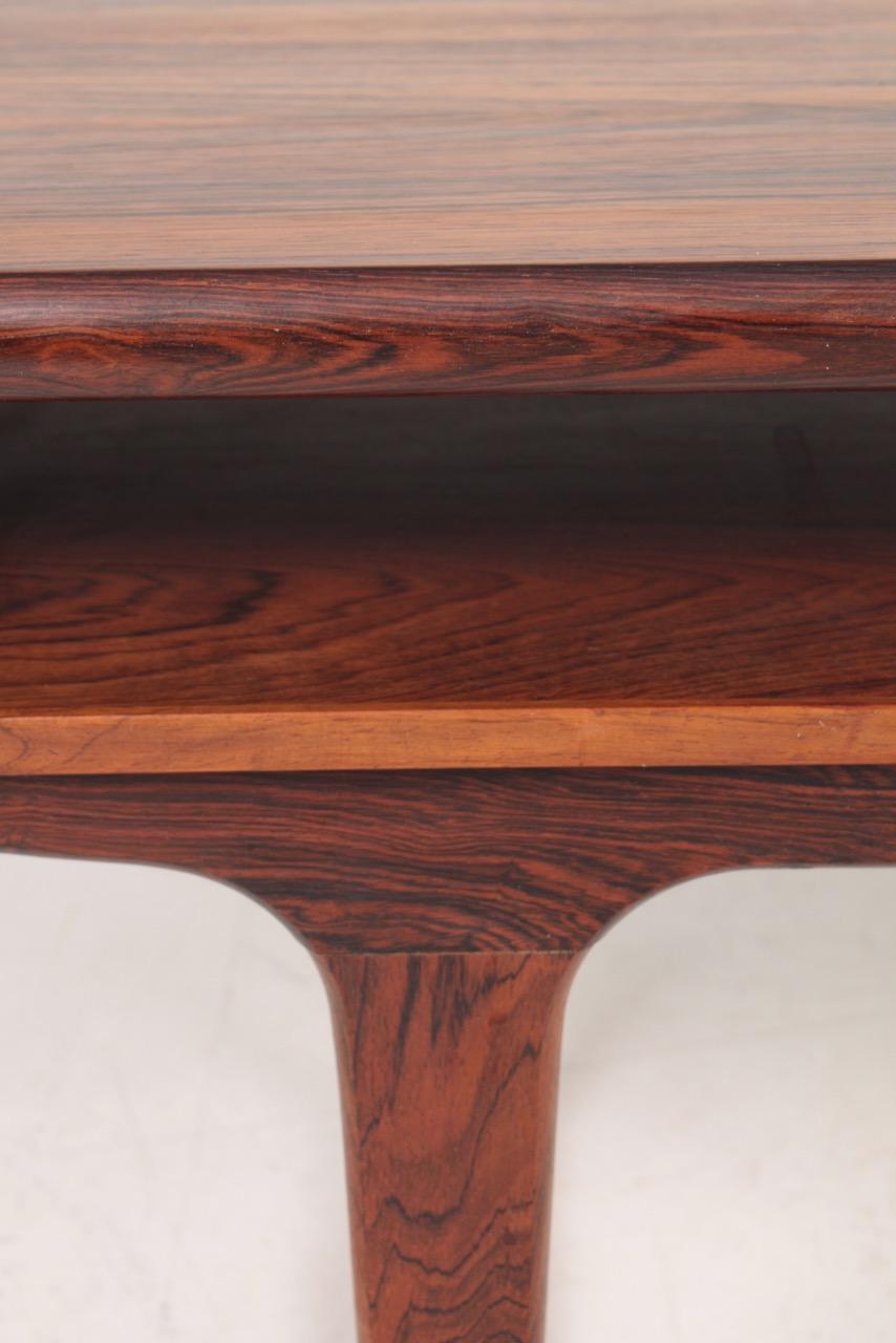 Danish Midcentury Low Table in Rosewood, Made in Denmark, 1960s