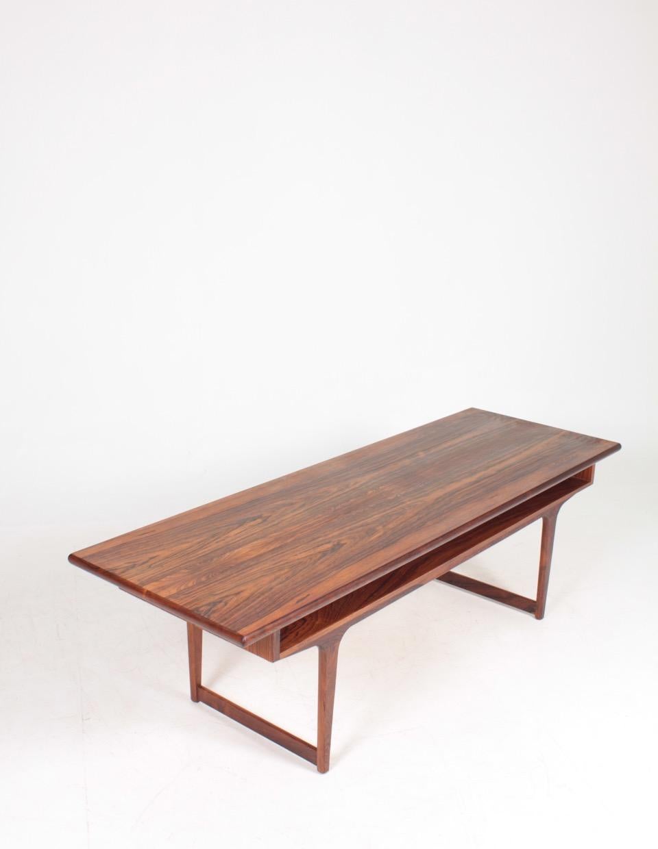 Midcentury Low Table in Rosewood, Made in Denmark, 1960s 2